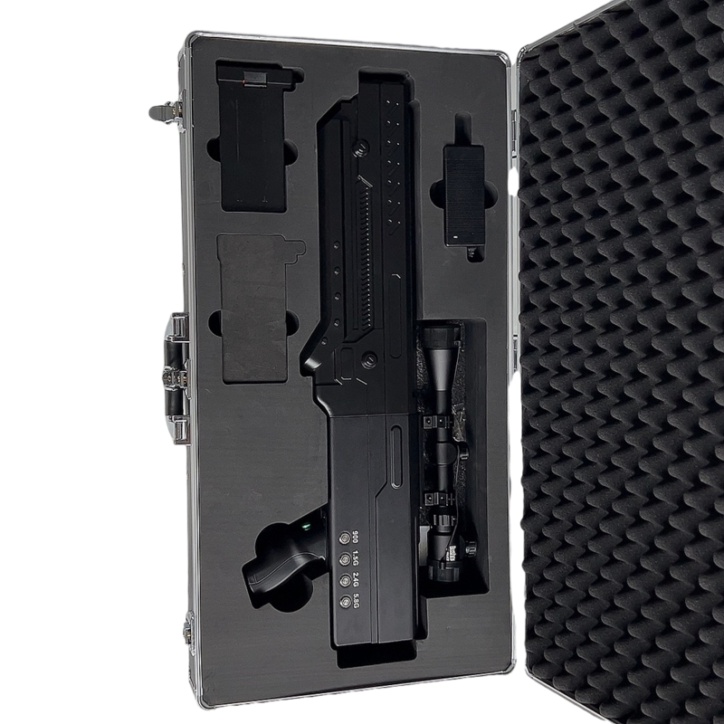  熊口管理区手持便携式枪型低空防御反制四通道B型